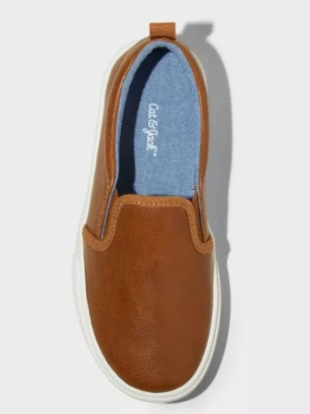 Boys' Rune Slip-On Sneakers - Cat & Jack™ Cognac : Faux Leather